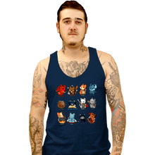 Load image into Gallery viewer, Secret_Shirts Tank Top, Unisex / Small / Navy Roleplay Cats
