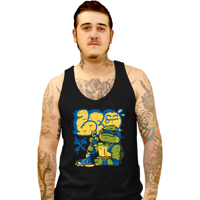 Daily_Deal_Shirts Tank Top, Unisex / Small / Black Leo Bomb