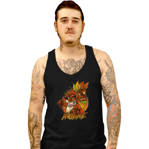 Shirts Tank Top, Unisex / Small / Black Nsane Bandicoot