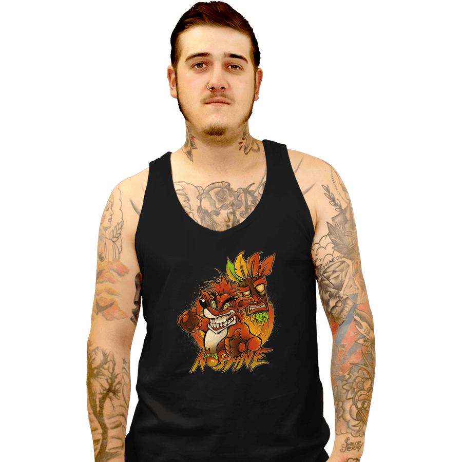 Shirts Tank Top, Unisex / Small / Black Nsane Bandicoot