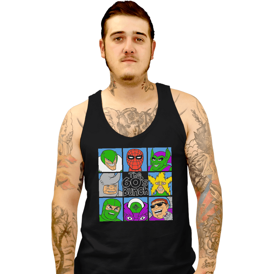 Shirts Tank Top, Unisex / Small / Black The 60s Bunch