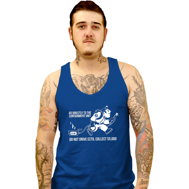 Secret_Shirts Tank Top, Unisex / Small / Royal Blue Go Directly To Ecto!
