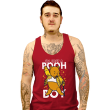 Load image into Gallery viewer, Shirts Tank Top, Unisex / Small / Red I&#39;m Just A Pooh Boy

