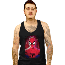 Load image into Gallery viewer, Daily_Deal_Shirts Tank Top, Unisex / Small / Black Glitch Peter Spider
