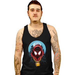Shirts Tank Top, Unisex / Small / Black Spider Chain