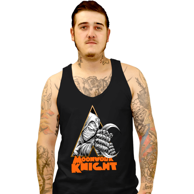 Secret_Shirts Tank Top, Unisex / Small / Black Moonwork Knight