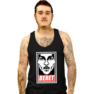 Shirts Tank Top, Unisex / Small / Black Beret