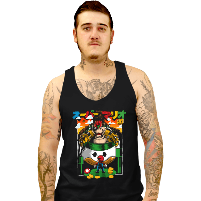 Secret_Shirts Tank Top, Unisex / Small / Black It's A Me, Bowser