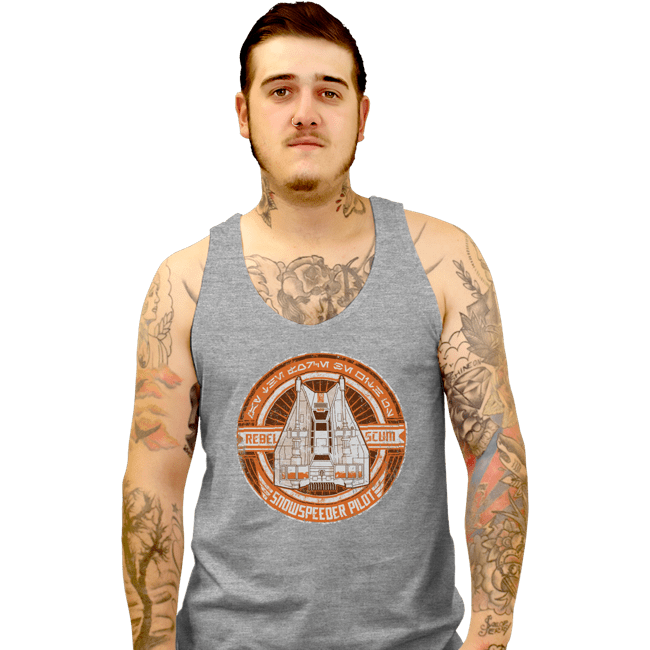Shirts Tank Top, Unisex / Small / Sports Grey Rebel Scum Snowspeeder