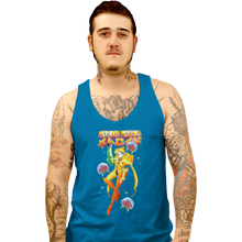Load image into Gallery viewer, Shirts Tank Top, Unisex / Small / Sapphire Sailor Samus Power Suit
