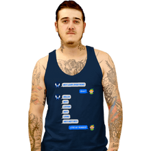 Load image into Gallery viewer, Secret_Shirts Tank Top, Unisex / Small / Navy Fairy Texts
