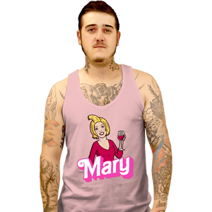 Daily_Deal_Shirts Tank Top, Unisex / Small / Pink Mary Doll