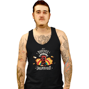 Shirts Tank Top, Unisex / Small / Black Unsupervised Deadpool