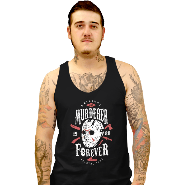 Shirts Tank Top, Unisex / Small / Black Murderer Forever