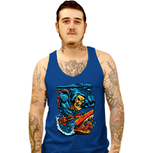 Load image into Gallery viewer, Daily_Deal_Shirts Tank Top, Unisex / Small / Royal Blue Landshark
