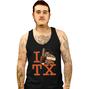 Secret_Shirts Tank Top, Unisex / Small / Black I Love TX