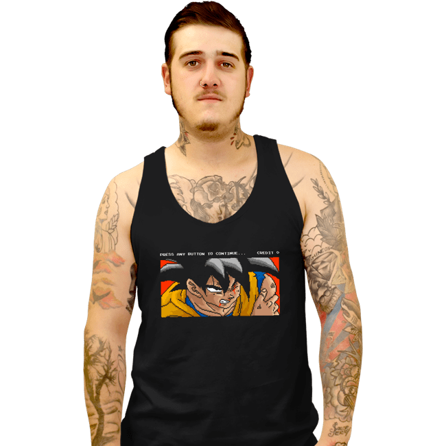 Shirts Tank Top, Unisex / Small / Black Goku Continue