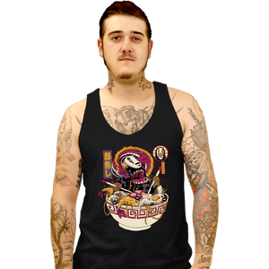 Daily_Deal_Shirts Tank Top, Unisex / Small / Black Faceless Ramen