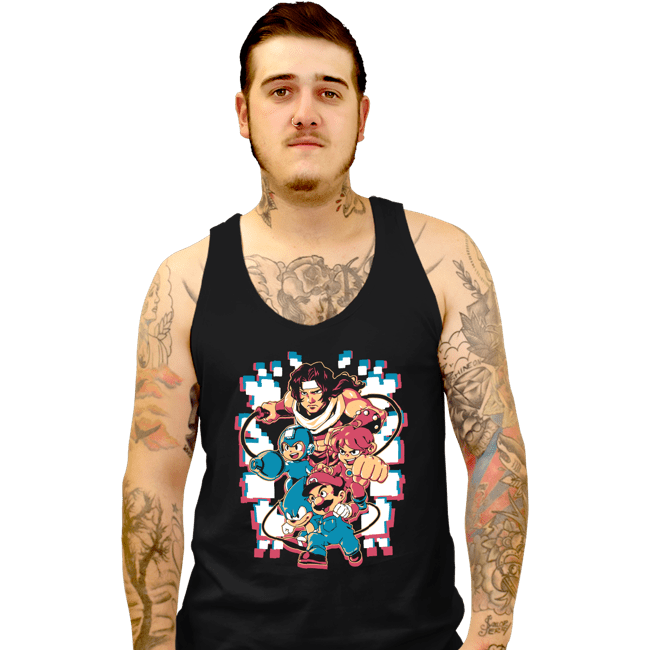 Shirts Tank Top, Unisex / Small / Black Hero Memories