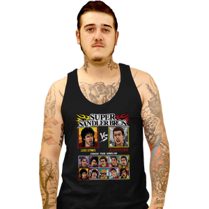 Shirts Tank Top, Unisex / Small / Black Super Sandler Bros