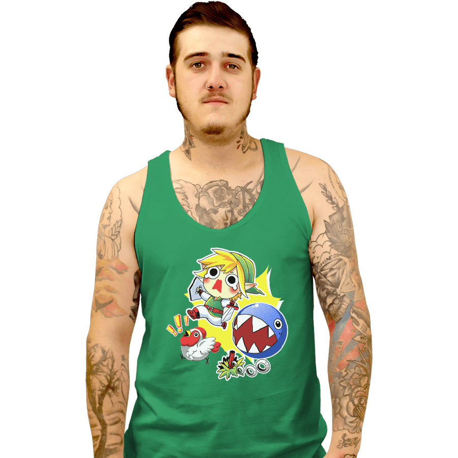 Shirts Tank Top, Unisex / Small / Irish Green Walkies