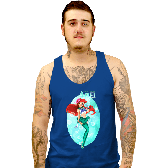 Secret_Shirts Tank Top, Unisex / Small / Royal Blue Sailor Ariel