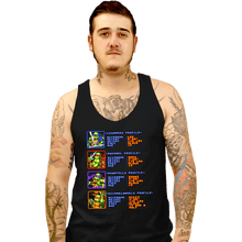 Load image into Gallery viewer, Secret_Shirts Tank Top, Unisex / Small / Black TMNT Profiles
