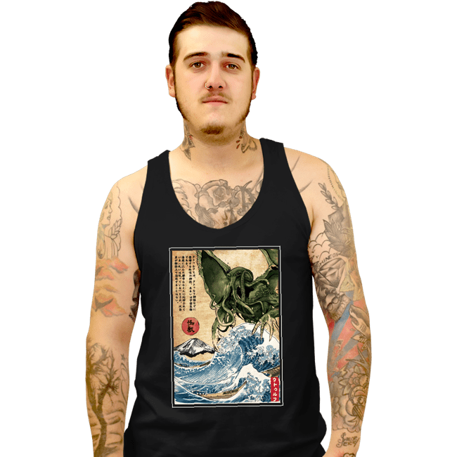 Daily_Deal_Shirts Tank Top, Unisex / Small / Black Great Old One In Japan