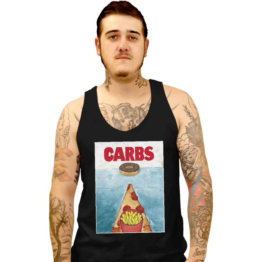 Shirts Tank Top, Unisex / Small / Black CARBS