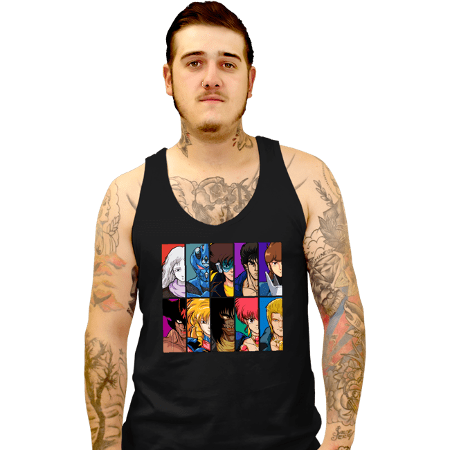 Daily_Deal_Shirts Tank Top, Unisex / Small / Black Anime OVA VS. Anime OVA