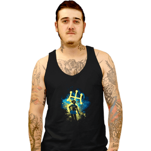 Shirts Tank Top, Unisex / Small / Black Uranus Art