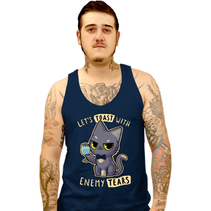 Daily_Deal_Shirts Tank Top, Unisex / Small / Navy Enemy Tears