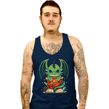 Load image into Gallery viewer, Shirts Tank Top, Unisex / Small / Navy Dragon Dice
