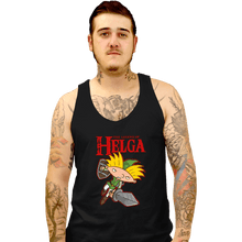 Load image into Gallery viewer, Daily_Deal_Shirts Tank Top, Unisex / Small / Black The Legend Of Helga
