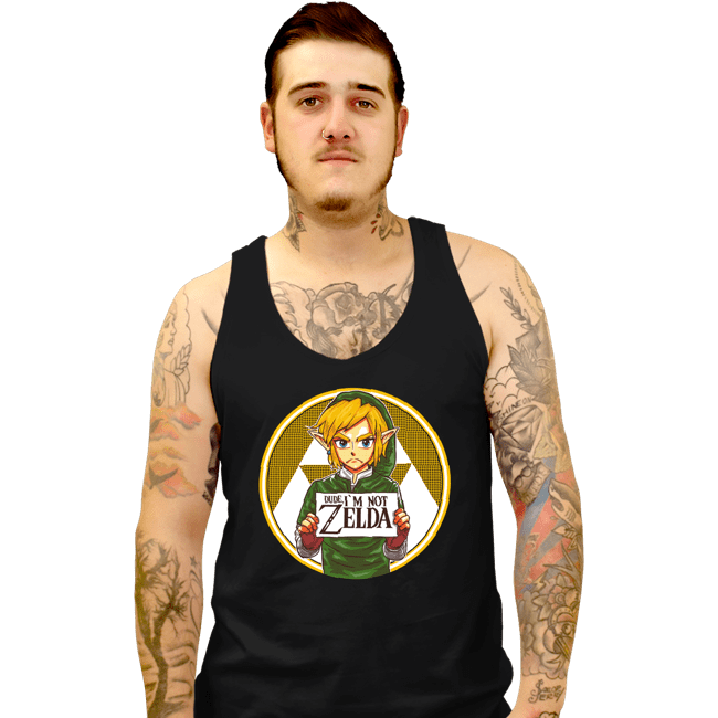 Secret_Shirts Tank Top, Unisex / Small / Black Not Zelda!