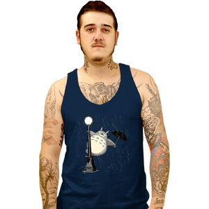 Shirts Tank Top, Unisex / Small / Navy Just Singing In The Rain