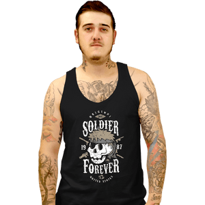 Shirts Tank Top, Unisex / Small / Black Soldier Forever