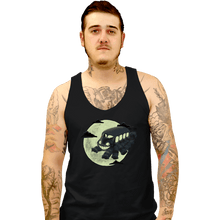 Load image into Gallery viewer, Shirts Tank Top, Unisex / Small / Black Midnight Nekobus
