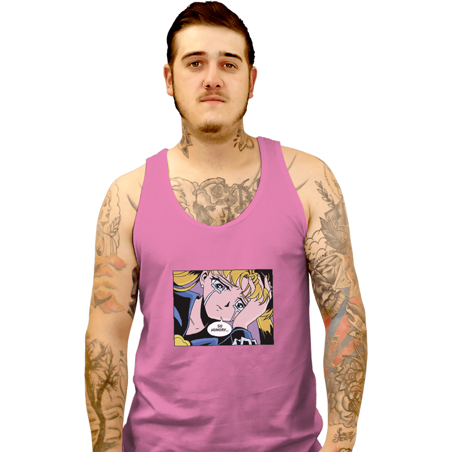 Shirts Tank Top, Unisex / Small / Pink Pop Hungry