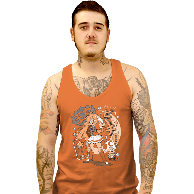 Daily_Deal_Shirts Tank Top, Unisex / Small / Orange Magic Princess