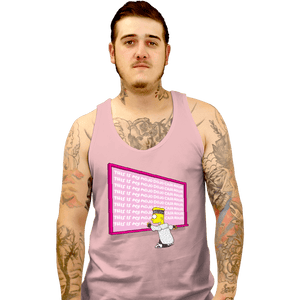 Daily_Deal_Shirts Tank Top, Unisex / Small / Pink Mojo Dojo