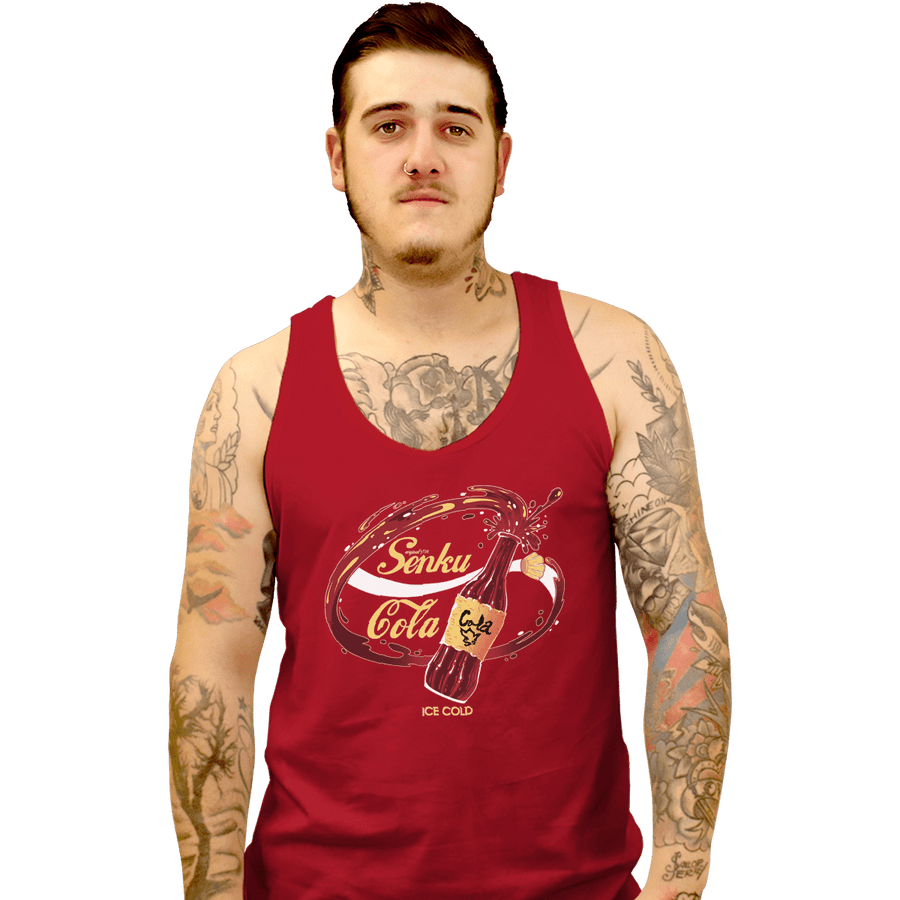 Shirts Tank Top, Unisex / Small / Red Senku Cola