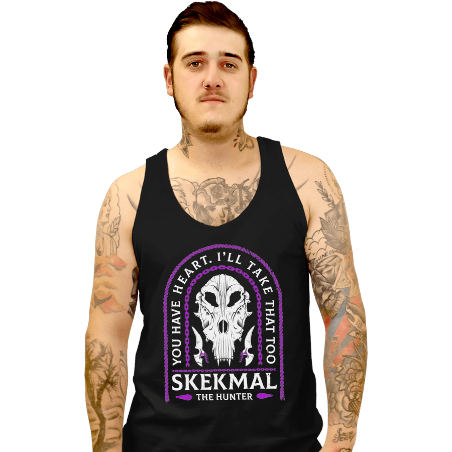 Shirts Tank Top, Unisex / Small / Black Skekmal The Hunter