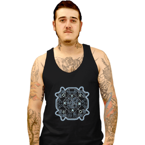 Shirts Tank Top, Unisex / Small / Black Gamer Mandala
