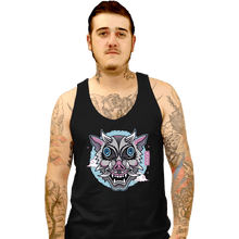 Load image into Gallery viewer, Shirts Tank Top, Unisex / Small / Black Boar Oni Mask
