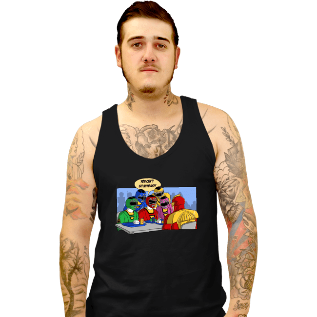 Daily_Deal_Shirts Tank Top, Unisex / Small / Black Mean Rangers
