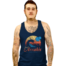 Load image into Gallery viewer, Secret_Shirts Tank Top, Unisex / Small / Navy Surfing Arrakis
