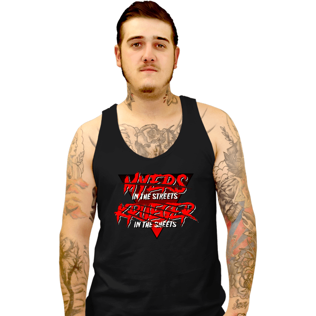 Secret_Shirts Tank Top, Unisex / Small / Black Horror In The Streets