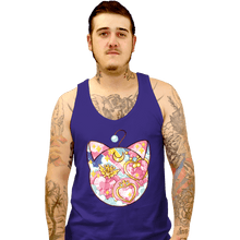 Load image into Gallery viewer, Shirts Tank Top, Unisex / Small / Violet Magical Silhouettes - Luna P
