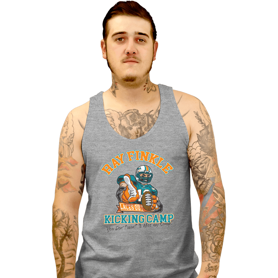 Shirts Tank Top, Unisex / Small / Sports Grey Ray Finkle Kicking Camp